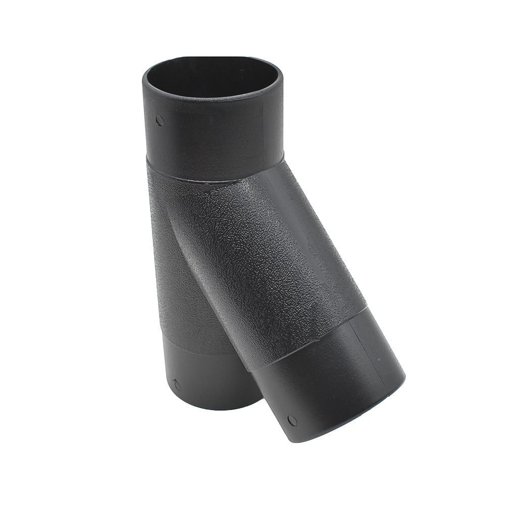 Big Horn 4 Inch Black Plastic Y Fitting For Hose Clamp, large image number 1