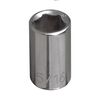 Klein Tools 7/16in Std 6-Pt. Socket 1/4in Drive, small image number 1