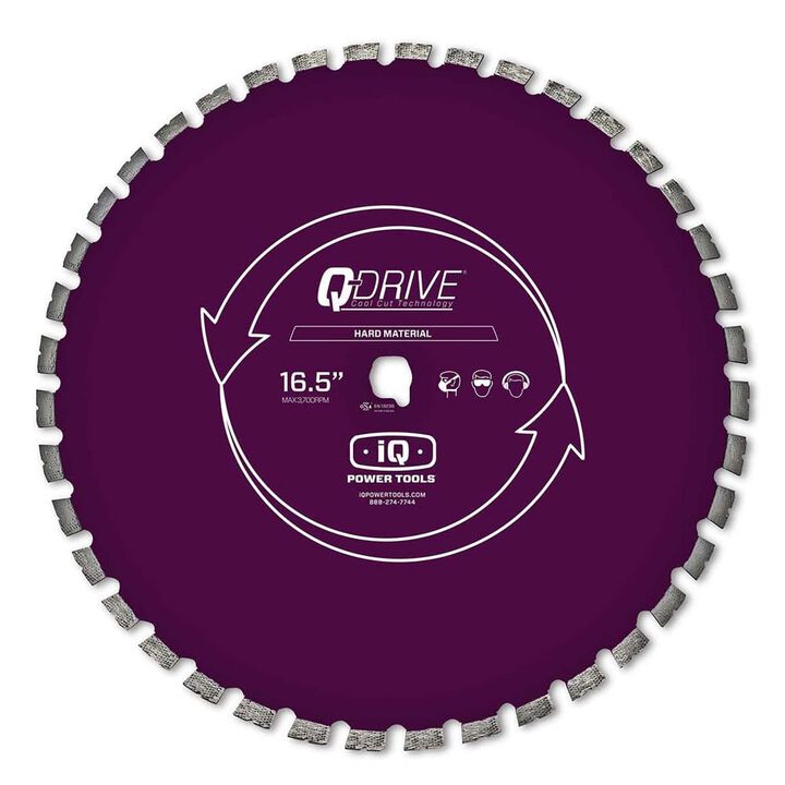 iQ Power Tools 16.5 in Q Drive Arrayed Segmented Super Hard Material Blade