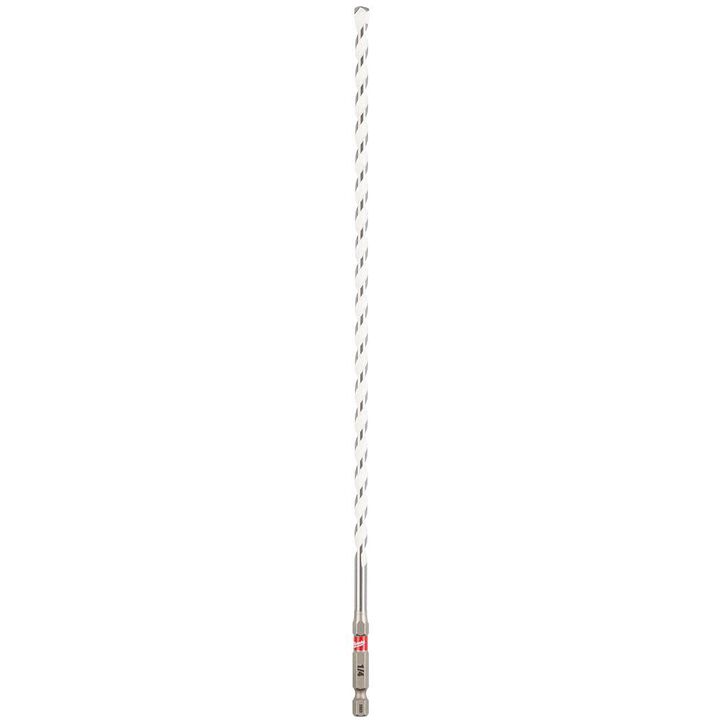 Milwaukee 1/4 Inch x 10 Inches x 12 Inches SHOCKWAVE Carbide Multi-Material Drill Bit