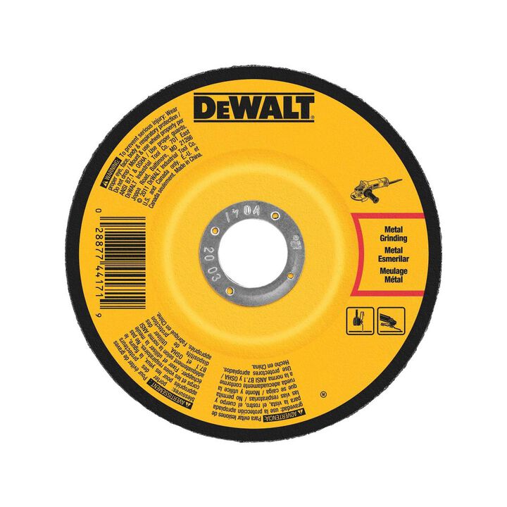 DEWALT 6 In. x 1/4 In. x 7/8 In. Fast Cutting Abrasive