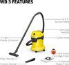 Karcher WD 3 120V 1000W 95 CFM Wet or Dry Vacuum, small image number 3