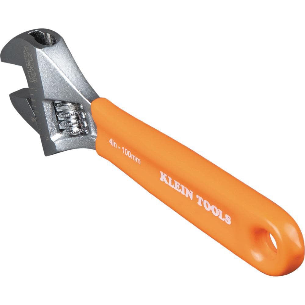 Klein Tools 4 Inch Extra-Capacity Adjustable Wrench, large image number 11
