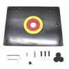 Big Horn 9 x 12 Inch Router Table Insert Plate with Guide Pin & Snap Rings, small image number 1