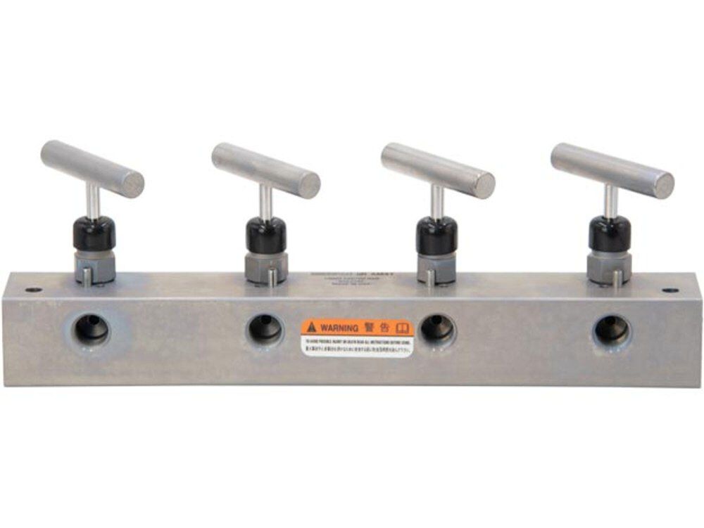 Enerpac 3/8 Inch NPTF 4-Way 9-Port Hydraulic Manifold, large image number 3