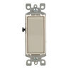 Leviton Decora 4 Pole AC Quiet Rocker Switch 15A 277V Light Almond, small image number 1