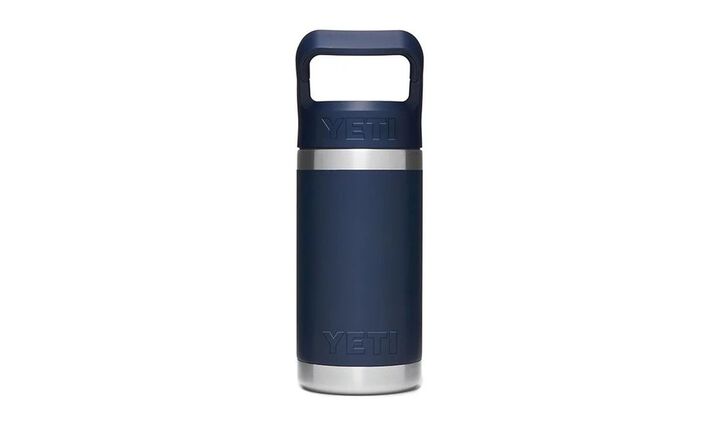 Yeti 12oz Rambler Jr. Kids Water Bottle with Straw Cap Navy