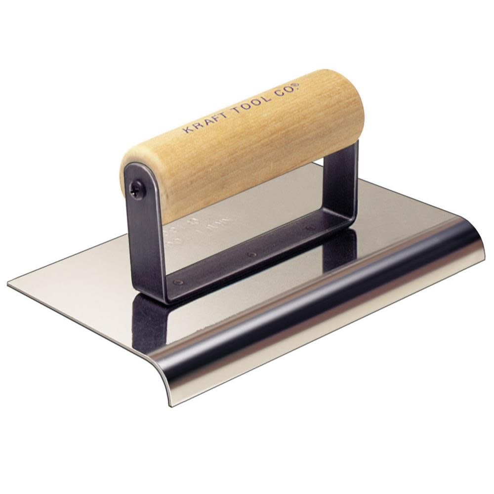 Kraft Tool Co 9in x 5in 3/8in R 1/2in L Cement Edger, large image number 1