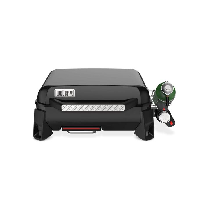 Weber Slate 17 Inch 1 Burners Liquid Propane Tabletop Griddle, Black