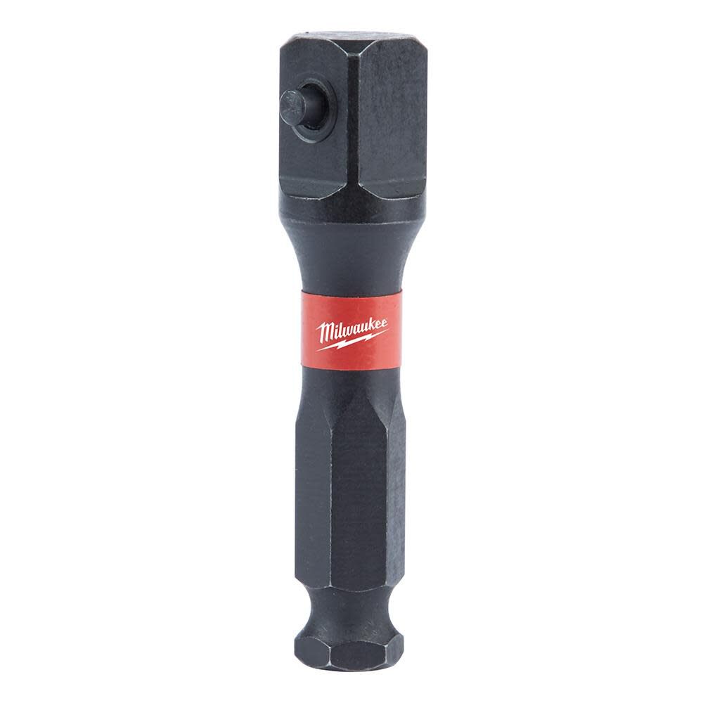 Milwaukee SHOCKWAVE Lineman's 7/16 In. to 1/2 In. Impact Socket Adapter, large image number 1