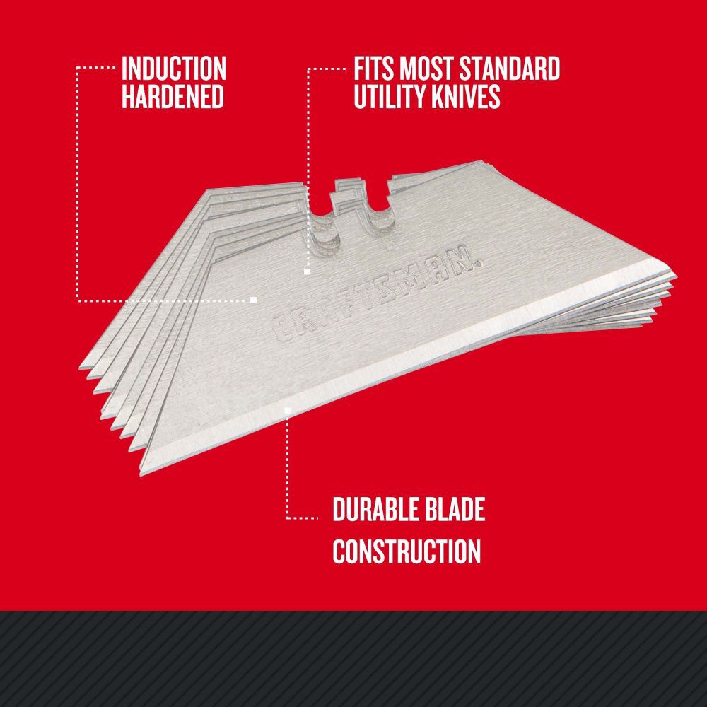 CRAFTSMAN Heavy Duty Utility Blades, 10 Pack, large image number 3