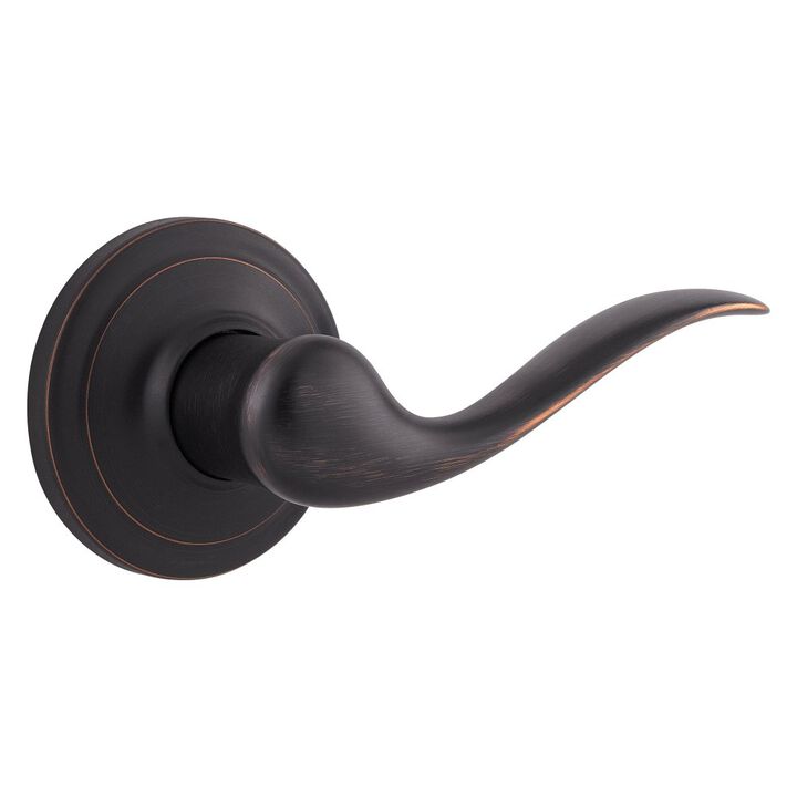 Kwikset Venetian Bronze Tustin Surface Mount Right Half Dummy Door Lever