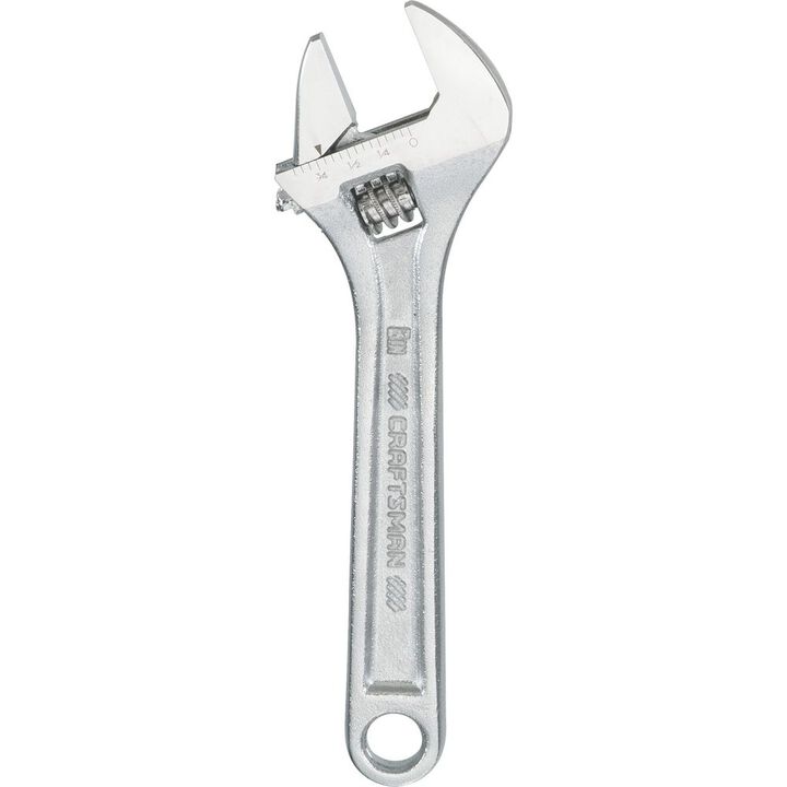 CRAFTSMAN 6 Inch All Steel Adjustable Wrench