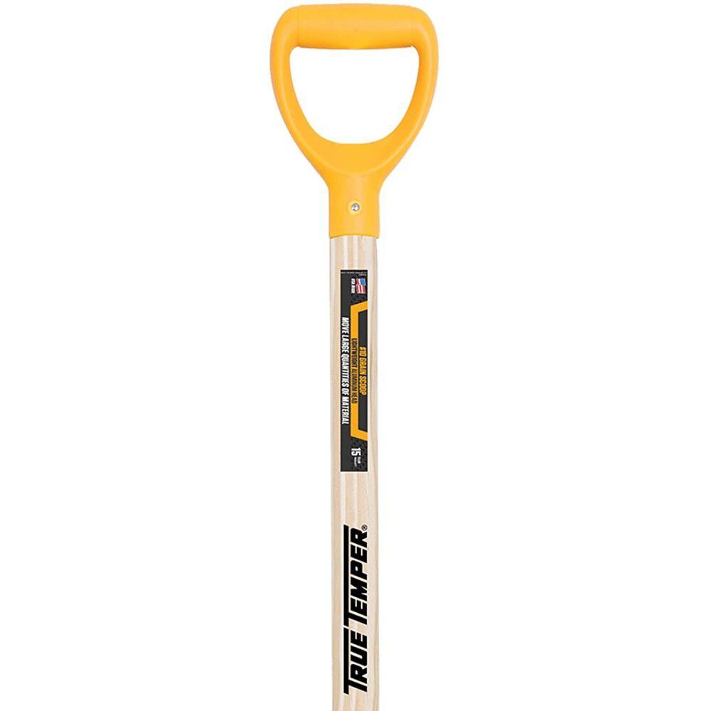 True Temper #10 Aluminum Scoop Shovel with D Grip Hardwood Handle, large image number 4