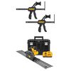 DEWALT TrackSaw Track Clamps & 60V MAX Cordless Track Saw Kit Bundle, small image number 1