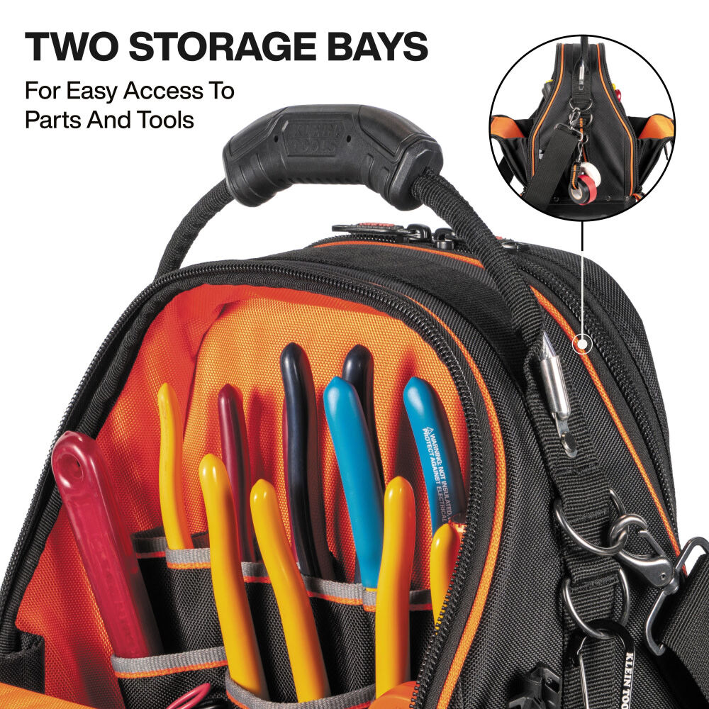 Klein Tools Tool Runner Bag with 39 Pockets, large image number 3