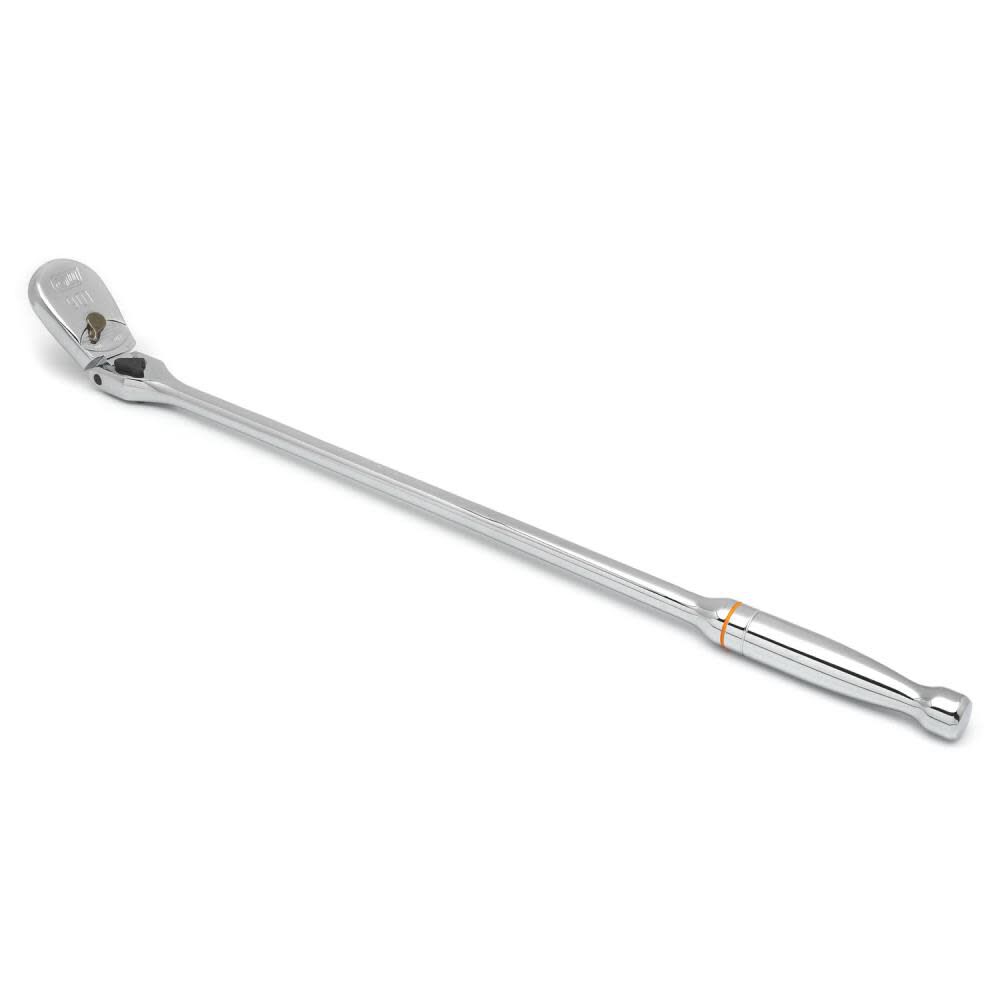 GEARWRENCH 1/2in Drive 90-Tooth Locking Flex Head Teardrop Ratchet 24in, large image number 2