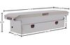 Weather Guard Saddle Box Aluminum Full Low Profile Clear, small image number 5