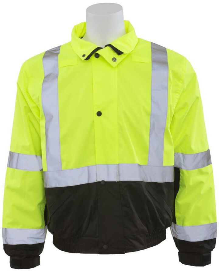 Delta Plus S106 ANSI Class 2 High Visibility Bomber Jacket - Medium