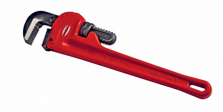 Reed Mfg Pipe Wrench, 8 Inch Handle, Up to 1 Inch RW8