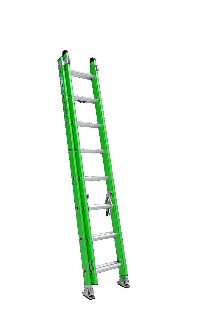 Werner AERO Extension Ladder 16' TYPE IAA Fiberglass Box Rail/Tri Rung, large image number 0
