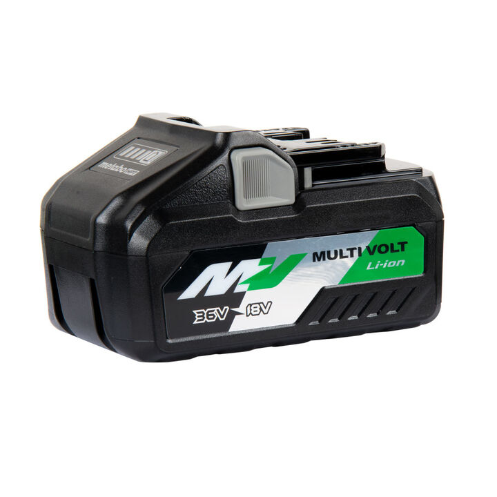 Metabo HPT MultiVolt 18 Volt/36 Volt 8.0Ah/4.0Ah Lithium Ion Battery with Fuel Indicator