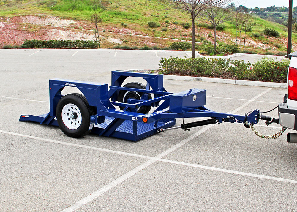 Air-Tow Trailers 8' 6in x 4' 4in Drop Deck Flatbed Trailer - 3500 lb. Cap, large image number 2