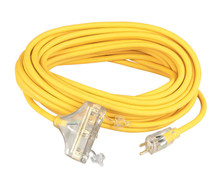 Southwire SJEOW Cold Weather 3 Outlet Extension Cord 50 Ft 12/3, large image number 6