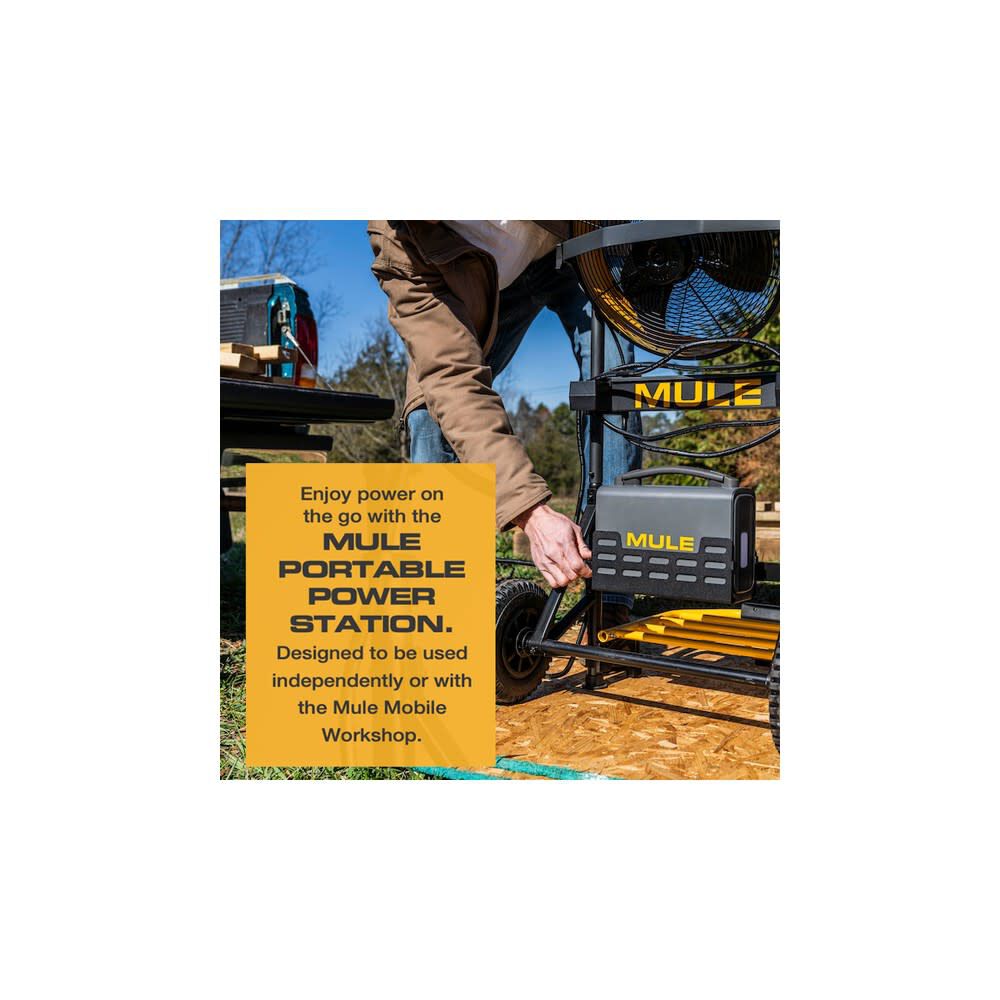 Mule 350 Watt Lithium-Ion Battery Portable Power Station, large image number 4