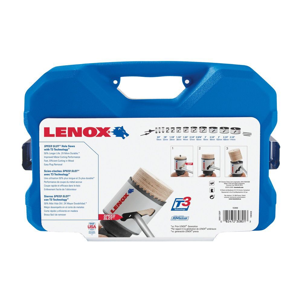 Lenox 17-Pc Plumber Hole Saw Kit 1200P, large image number 2