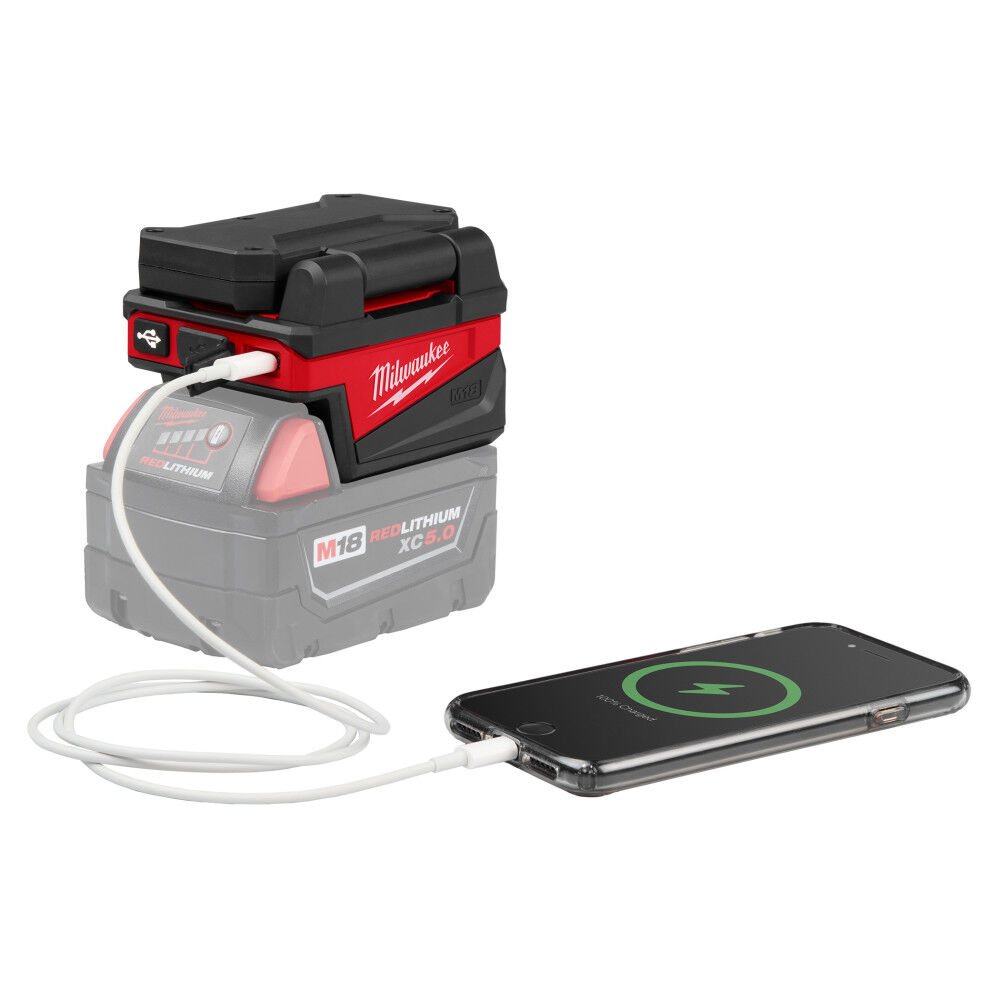 Milwaukee M18 ROVER Compact Folding Flood Light with USB Charging (Bare Tool), large image number 18