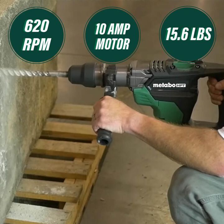 Metabo HPT 1-9/16-in SDS Max Rotary Hammer, large image number 1