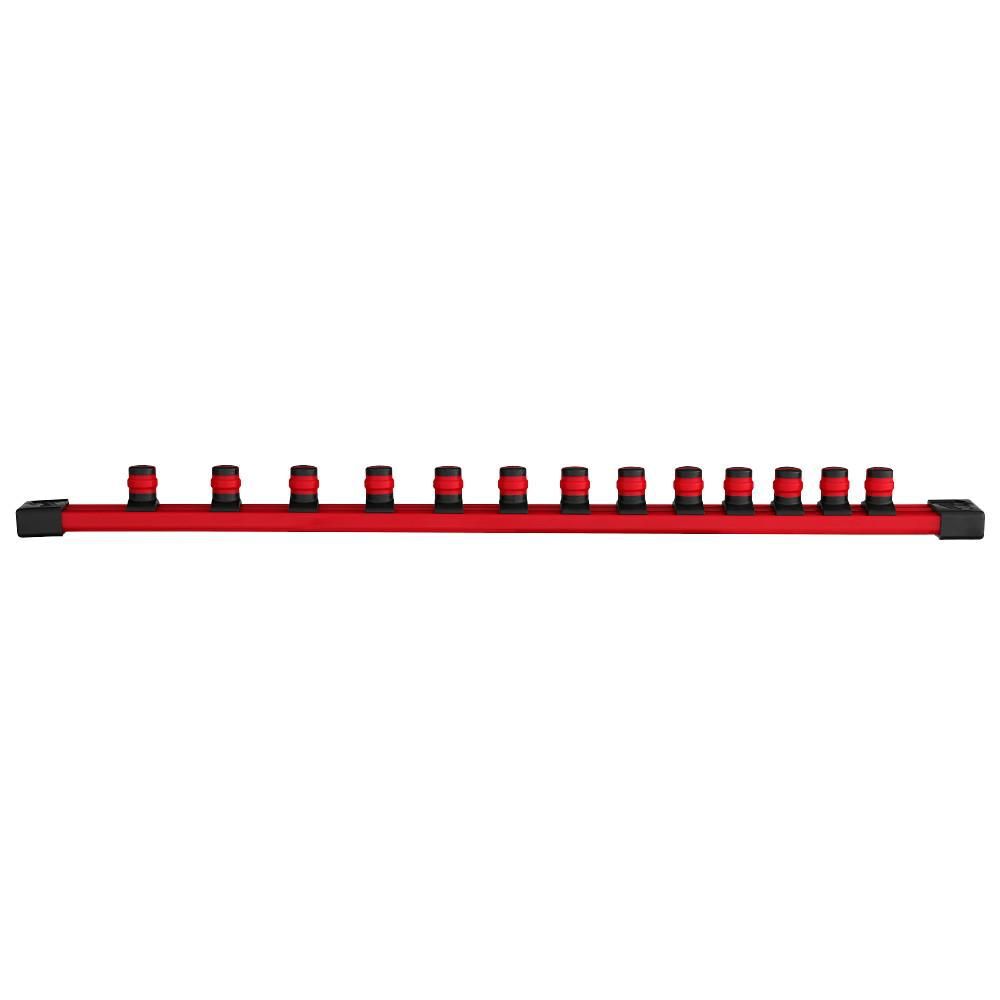 Milwaukee 1/2 Inch Drive 12-Point SAE Socket Set, 13 Pieces, large image number 6