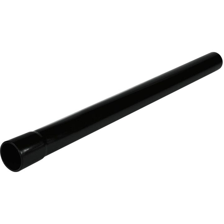 Makita Straight Pipe for Compact Vacuums - shorter to Accommodate length created by the Cyclonic Attachment Black without Pipe Lock