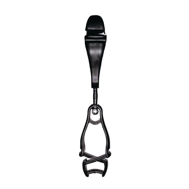 Ergodyne 3420 Swiveling Glove Clip Holder Dual Clips Black