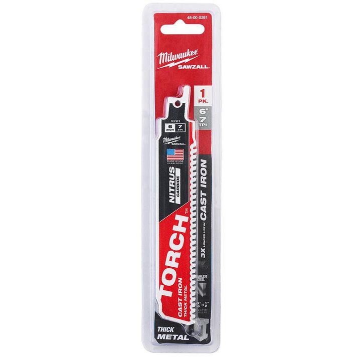 Milwaukee 6inch 7TPI The TORCH for Cast Iron with NITRUS CARBIDE 1PK, large image number 14