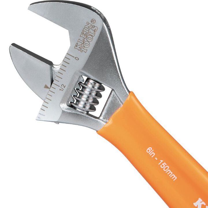 Klein Tools Extra-Capacity Adjustable Wrenches 2pc, large image number 4