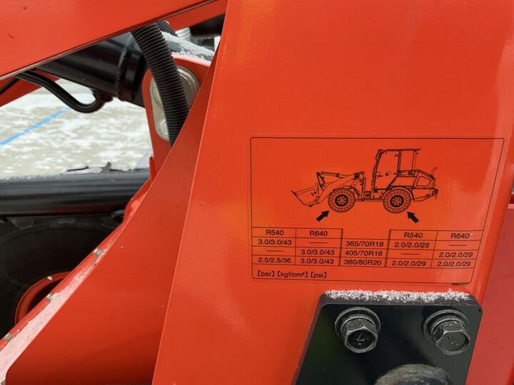 Kubota R640R43 64.3HP Diesel Powered Wheel Loader Used 2021, large image number 13
