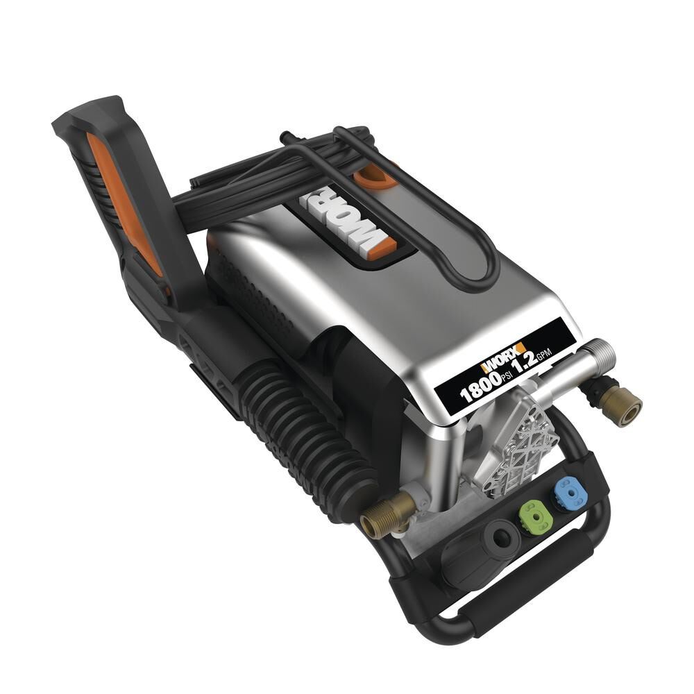 Worx 1800 PSI 1.2 GPM Electric Cold Water Pressure with 3 Spray Nozzles, large image number 3