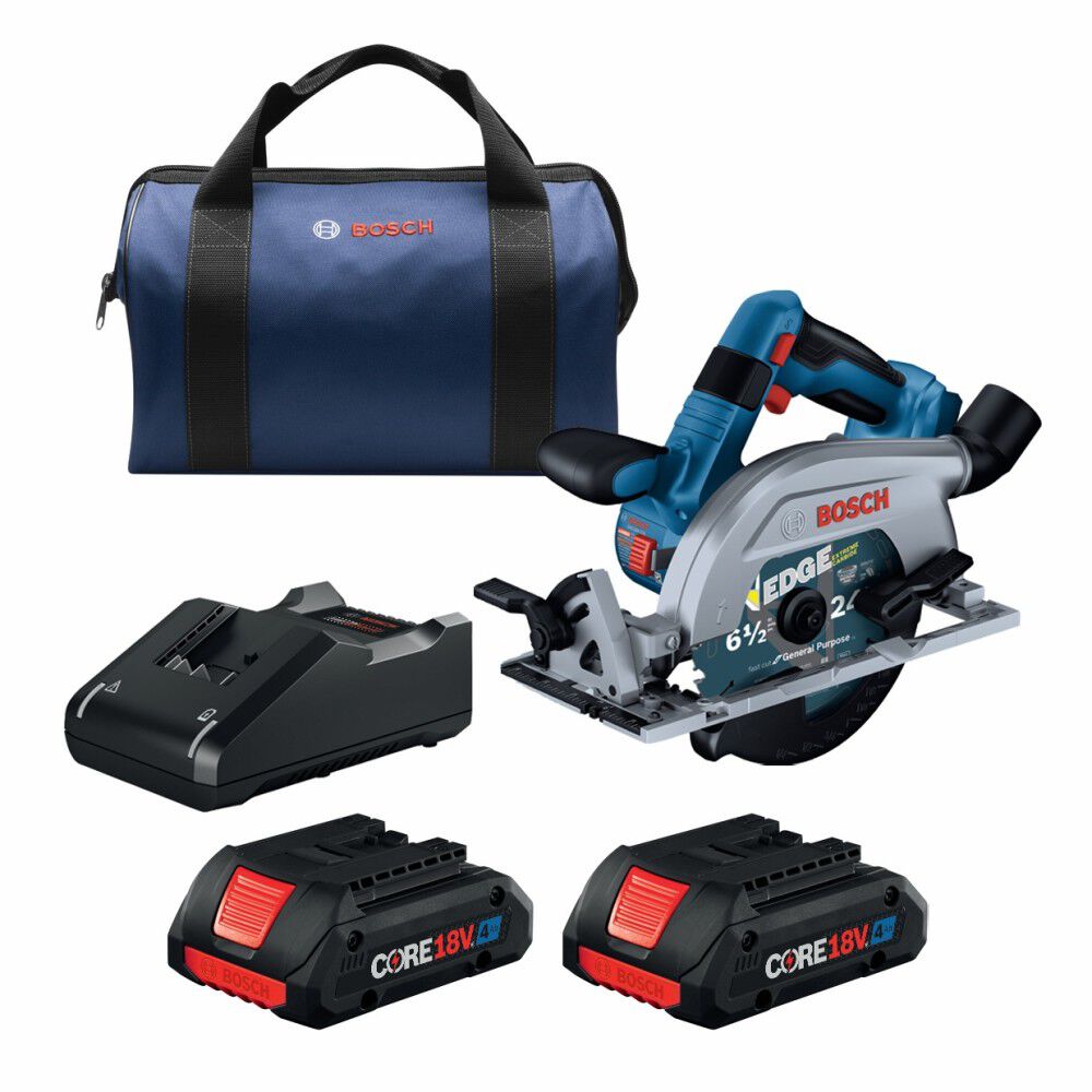 Bosch 18V 6-1/2 Inch Circular Saw Left Blade Kit Reconditioned, large image number 1