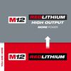Milwaukee M12 REDLITHIUM 12V 2Ah/6Ah Lithium Ion Power Tool Battery Pack (2 Pack), small image number 4