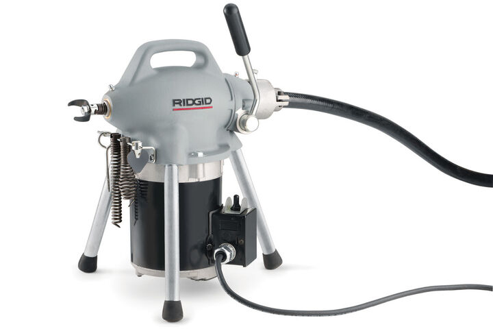 Ridgid K50-4 100V 50/60HZ 1/6HP Sectional Drain Cleaning Machine