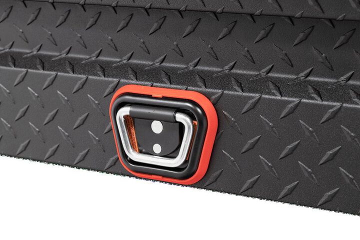 Weather Guard 56in Low Profile Lo-Side Truck Tool BoxAluminumMatte Black, large image number 7