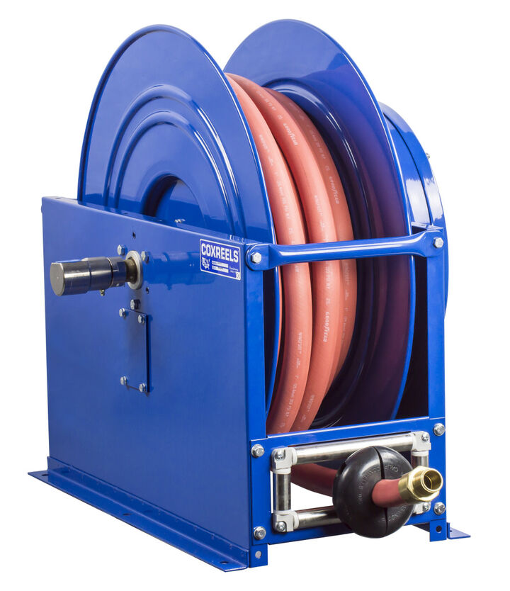 Coxreels Single Hose Spring Rewind 3/4in PSI 100' Hose 300 PSI
