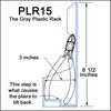 Plyworx PlyPliersrack Gray ABS Plastic 15 Slot, small image number 3