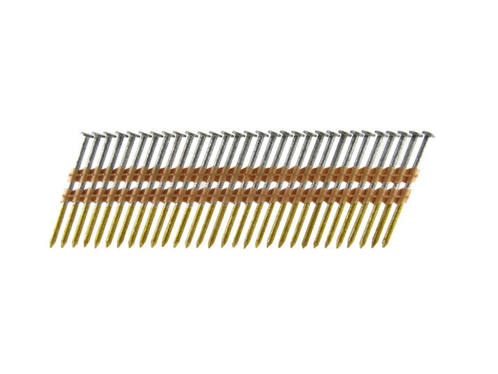 B and C Eagle 2x.113 Round Head Plastic Collated Ring HDG Framing Nails 3000pc