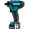 Makita 12V max CXT Lithium-Ion Cordless 1/4 In. Hex Driver-Drill Kit (2.0Ah), small image number 4