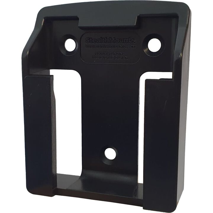 Stealthmounts ABS Plastic Battery Mount for Hercules 20V, Black, 6 Pieces