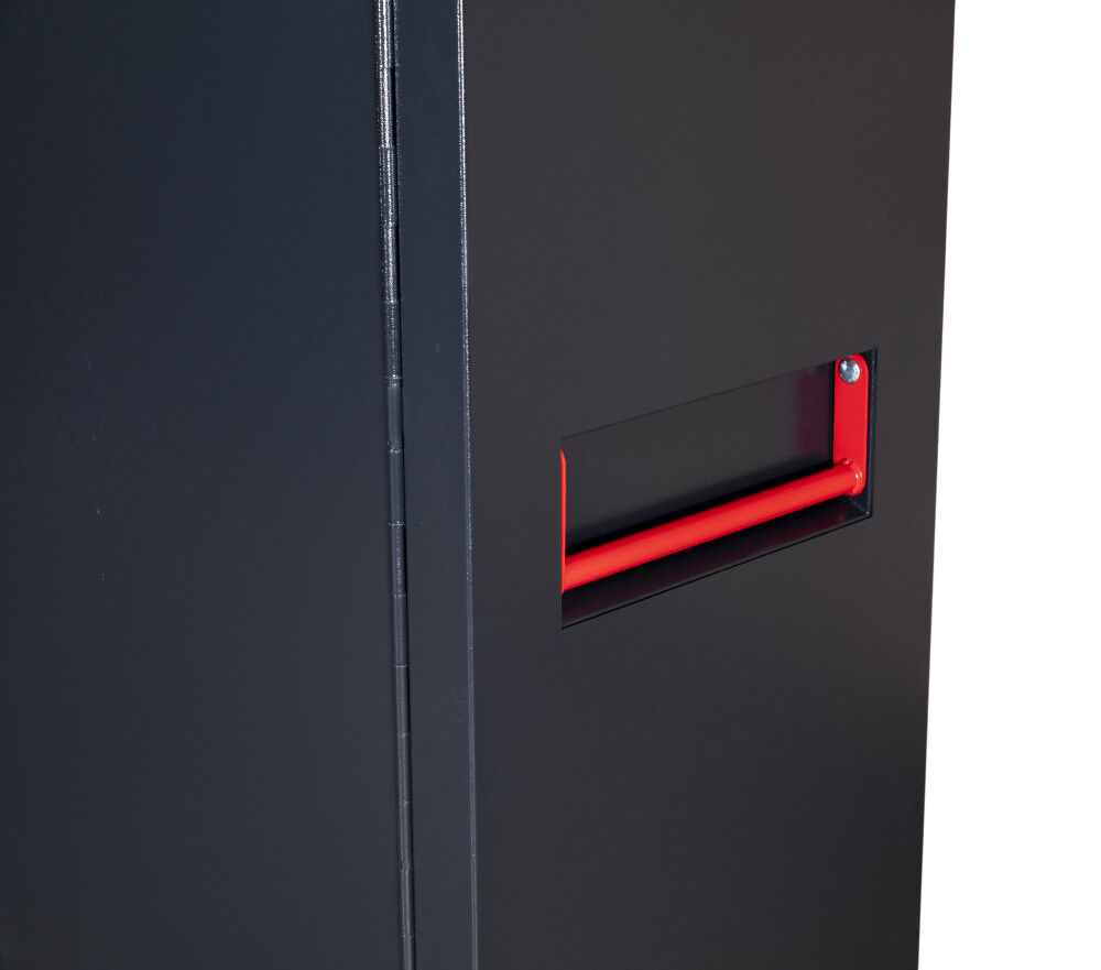 Armorgard SiteBoss Cabinet, 60.2 x 24.6 x 60.6in, Black, large image number 6