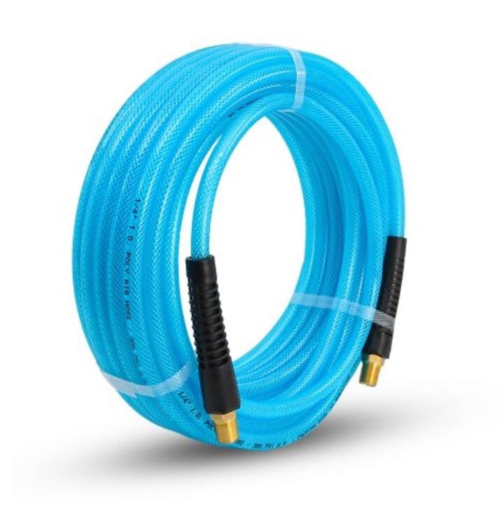 BluBird Avagard 3/8 Inch x 50 Ft. Braided Polyurethane Air Hose Assembly